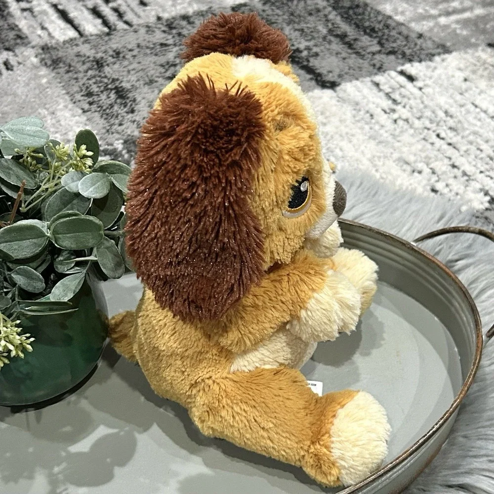 Disney Parks Babies Lady and the Tramp Puppy Dog Stuffed Animal Plush